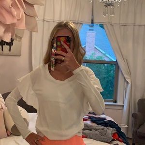 Basic White Long Sleeve Shirt